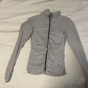 Stripe zip up jacket